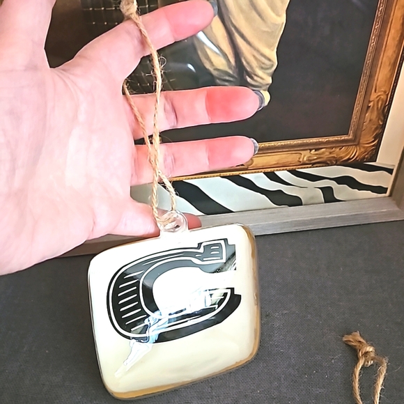 Pottery Barn glass initial ornaments Glass bubble style L, C, H - Picture 7 of 7